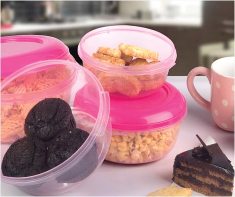 Round Plastic Containers, Round Plastic Food Containers, Plastic